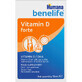Добавка дієтична Benelife D3 400ME + DHA Humana для міцних кісточок та зубів краплі для дітей з народження флакон 15 мл