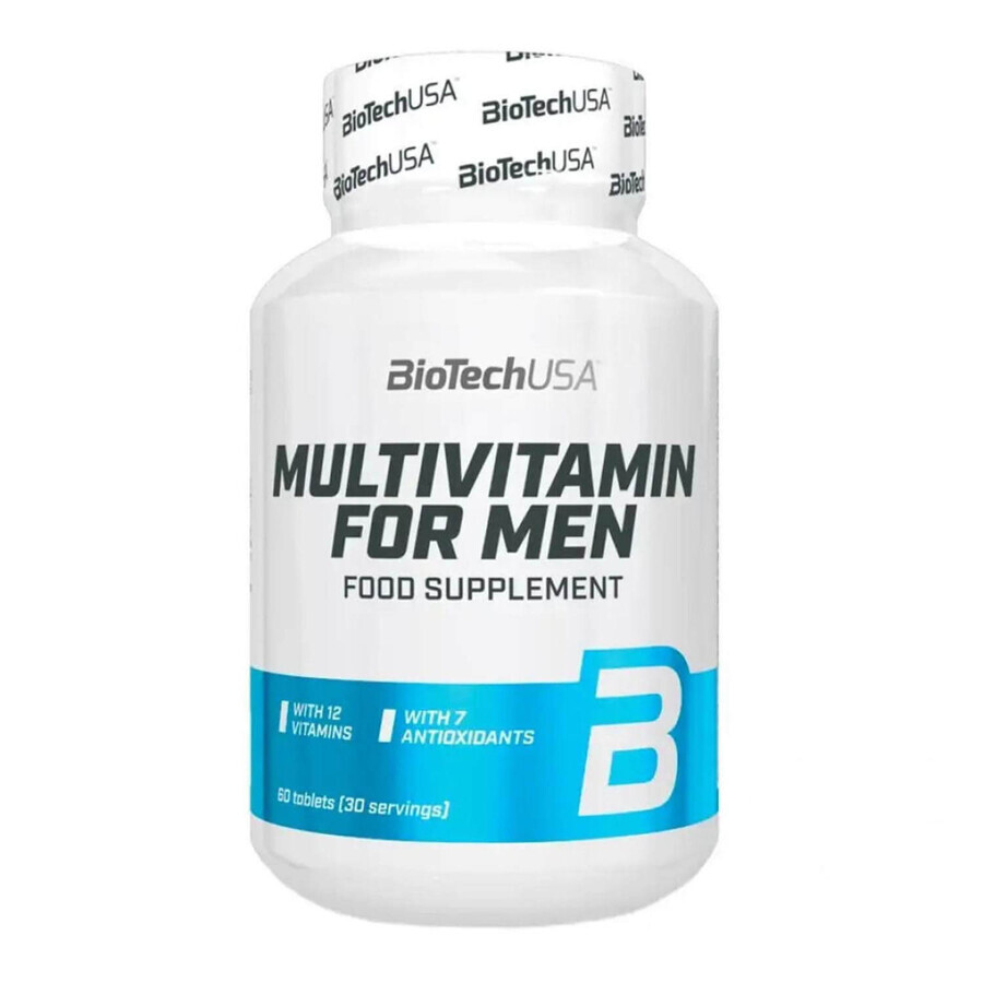 Вітаміни та мінерали BiotechUSA Multivitamin for Men табл. №60: ціни та характеристики