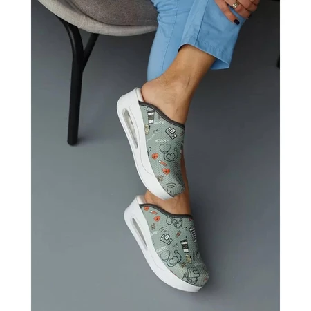 Взуття медичне Сабо з подошвою Airmax Health Olive розмір 38: ціни та характеристики