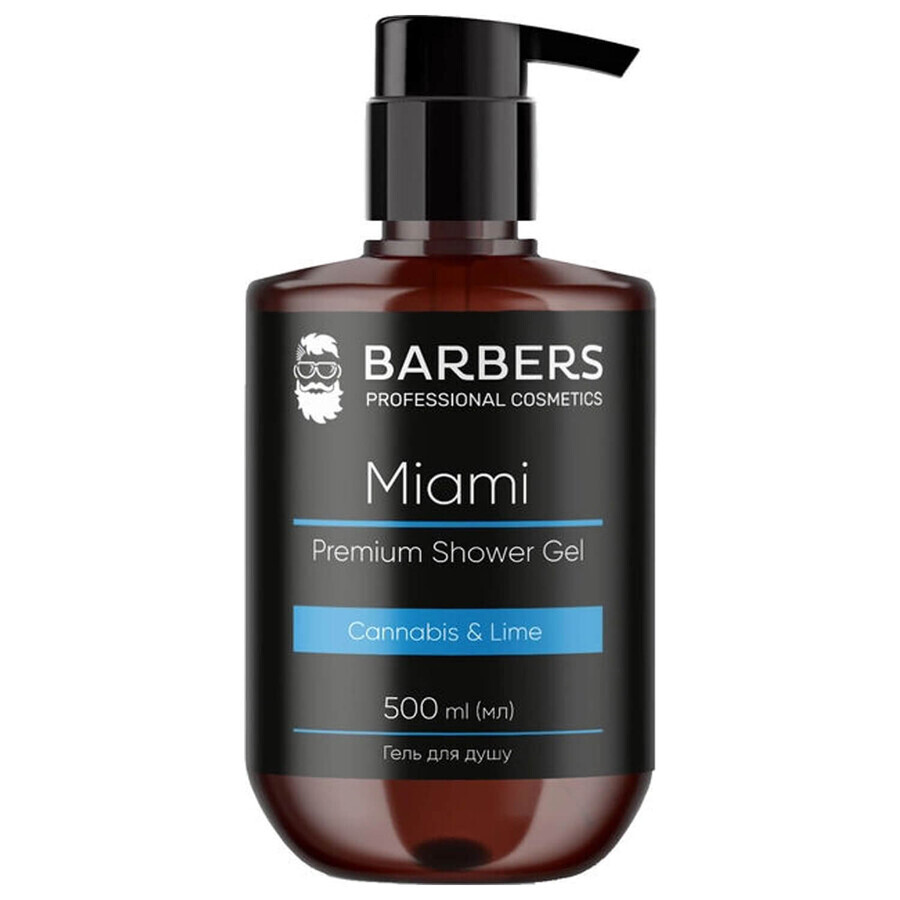 Гель для душа Barbers Miami для мужчин 500 мл : цены и характеристики