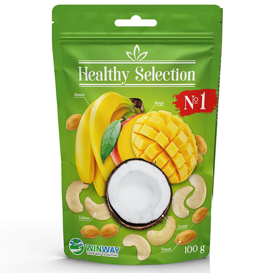Суміш горіхів та фруктів WinWay Healthy Selection №1 100 г : ціни та характеристики