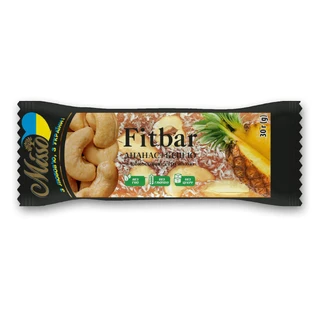 Батончик Fitbar Ананас + Кешью 30 г 