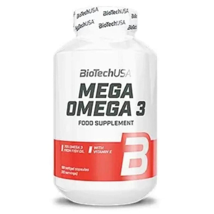 Вітаміни та мінерали BiotechUSA Mega Omega капс. №90: ціни та характеристики
