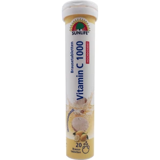 Витамины Sunlife Vitamin C 1000 таблетки шипучие №20
