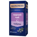 Чай чорний Мономах + чебрець в фільтр-пакетах по 2 г 22 шт