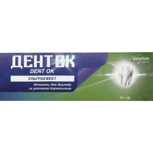 Фітогель для ротової порожнини ДентОК Ультраефект Solution Pharm 30 г