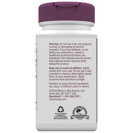 Blood Sugar Manager Nature's Way капсули підтримують метаболізм цукру в крові флакон 90 шт: ціни та характеристики