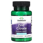 Цинка цитрат Swanson Zinc Citrate капсулы 30 мг флакон 60 шт: цены и характеристики