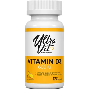 Вітамін D3 600 МО VpLab UltraVit капсули флакон 120 шт