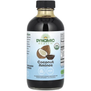 Диетическая добавка Dynamic Health Кокосовый соус с аминокислотами, 237 мл
