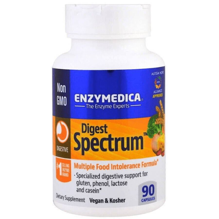Диетическая добавка Enzymedica Пищеварительные ферменты, 90 капсул: цены и характеристики