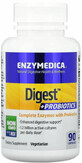 Диетическая добавка Enzymedica Ферменты и пробиотики, 90 капсул