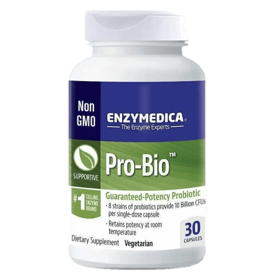 Диетическая добавка Enzymedica Пробиотик, Био, 30 капсул: цены и характеристики