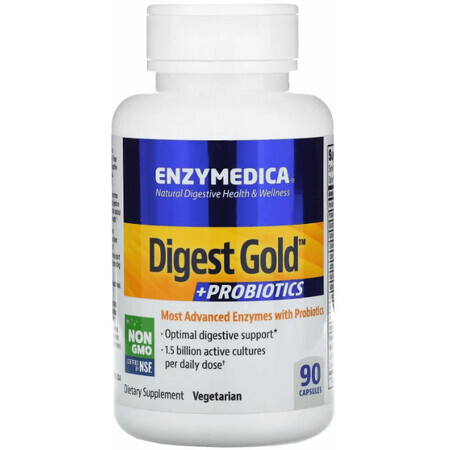 Диетическая добавка Enzymedica Энзимы смесь плюс пробиотики, 90 капсул
