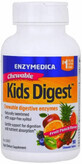 Диетическая добавка Enzymedica Пищеварительные ферменты для детей, фруктовый вкус, для веганов, 90 жевательных таблеток