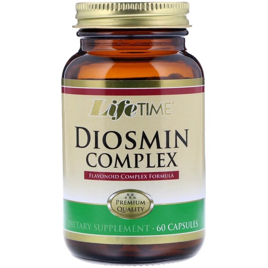 Диетическая добавка Life Time Диосмин комплекс, 60 капсул: цены и характеристики