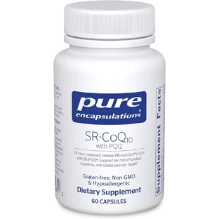 Дієтична добавка Pure Encapsulations SR-Коензим Q10 c пірролохінолінхіноном, 60 капсул