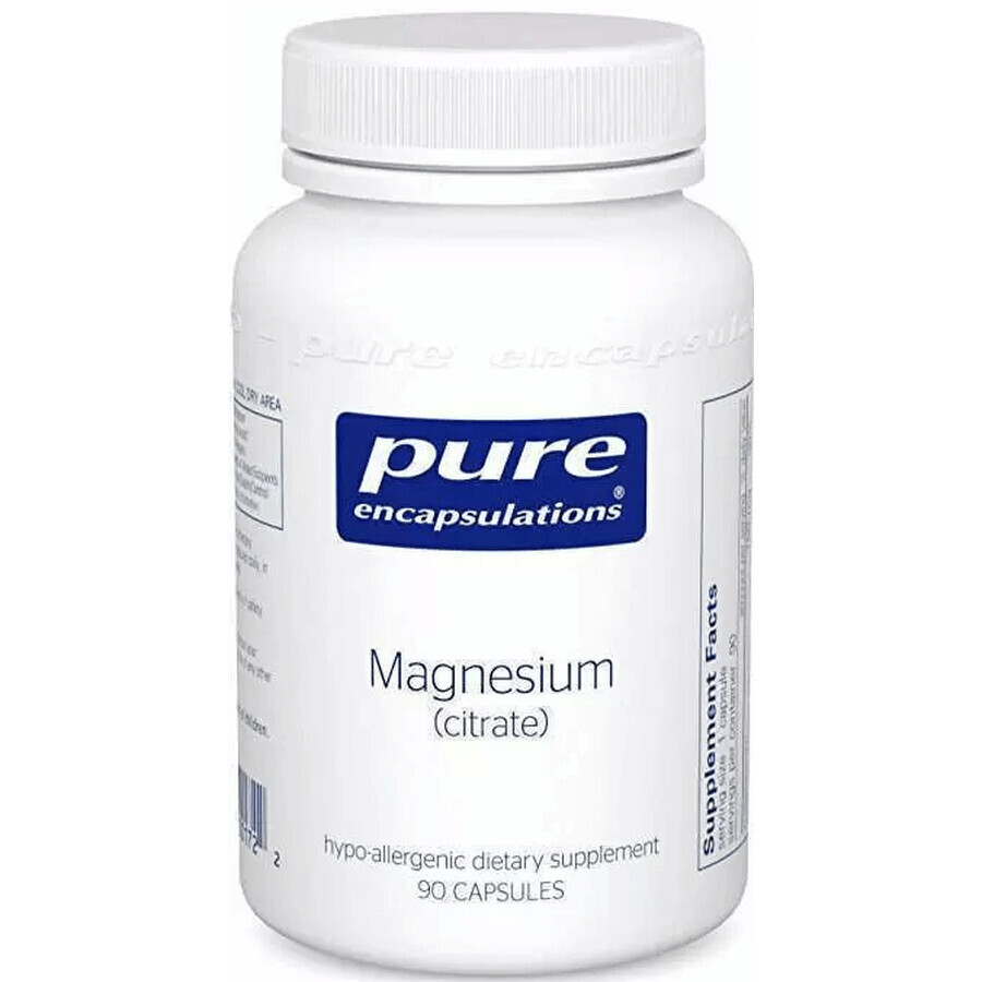 Диетическая добавка Pure Encapsulations Магний (цитрат), 150 мг, 90 капсул: цены и характеристики
