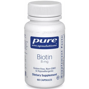 Дієтична добавка Pure Encapsulations Біотин, 8 мг, 60 капсул