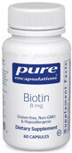 Дієтична добавка Pure Encapsulations Біотин, 8 мг, 60 капсул