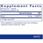Диетическая добавка Pure Encapsulations Биотин, 8 мг, 60 капсул: цены и характеристики