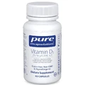 Дієтична добавка Pure Encapsulations Вітамін D3, 1000 МО, 60 капсул