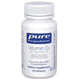 Диетическая добавка Pure Encapsulations Витамин D3, 1000 МЕ, 60 капсул