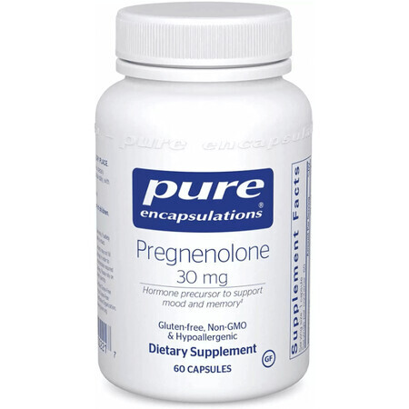 Диетическая добавка Pure Encapsulations Прегненолон, 30 мг, 60 капсул