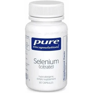 Диетическая добавка Pure Encapsulations Селен (цитрат), 60 капсул