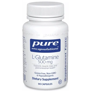 Дієтична добавка Pure Encapsulations L-глютамін, 500 мг, 90 капсул