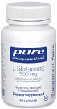 Дієтична добавка Pure Encapsulations L-глютамін, 500 мг, 90 капсул