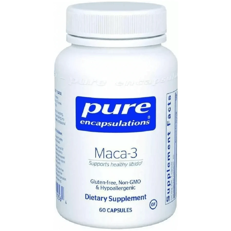 Диетическая добавка Pure Encapsulations Мака-3, 60 капсул: цены и характеристики