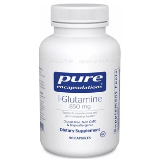 Дієтична добавка Pure Encapsulations L-глютамін, 850 мг, 90 капсул
