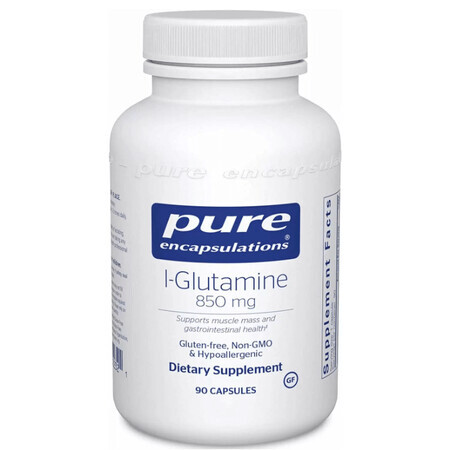 Дієтична добавка Pure Encapsulations L-глютамін, 850 мг, 90 капсул
