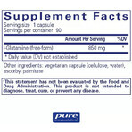 Диетическая добавка Pure Encapsulations L-глютамин, 850 мг, 90 капсул: цены и характеристики