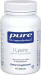 Диетическая добавка Pure Encapsulations L-лизин, 90 капсул