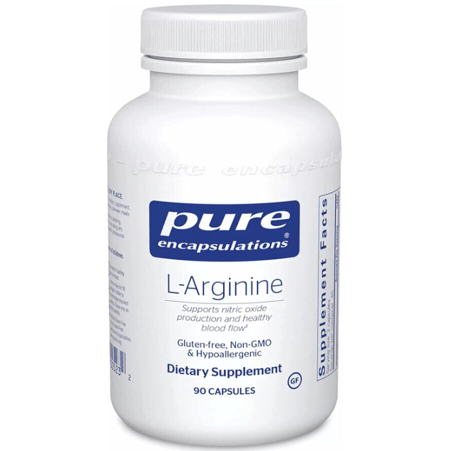 Диетическая добавка Pure Encapsulations L-аргинин, 90 капсул: цены и характеристики