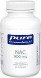 Диетическая добавка Pure Encapsulations NAC N-ацетил-L-цистеин, 900 мг, 120 капсул
