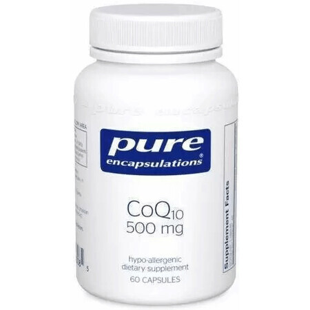 Диетическая добавка Pure Encapsulations Коэнзим Q10, 500 мг, 60 капсул