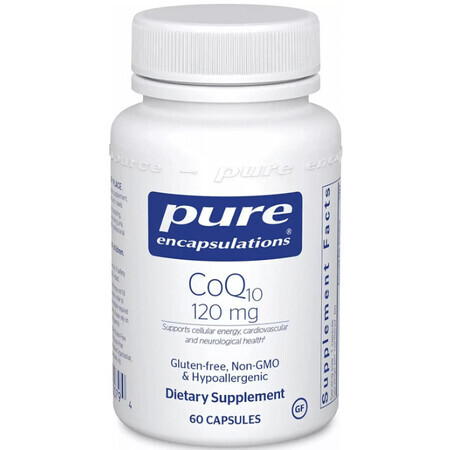Дієтична добавка Pure Encapsulations Коензим Q10, 120 мг, 60 капсул