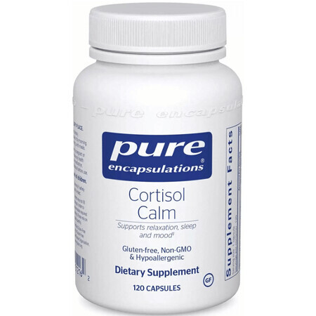 Диетическая добавка Pure Encapsulations Кортизол, поддержание здорового уровня, 120 капсул