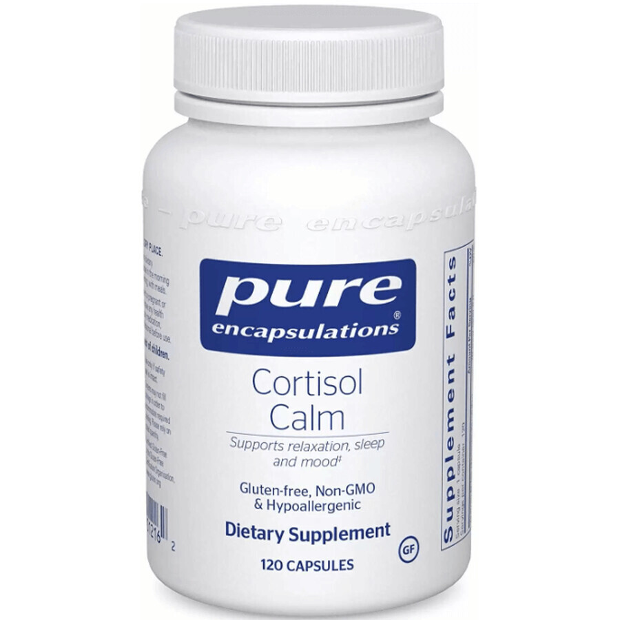 Диетическая добавка Pure Encapsulations Кортизол, поддержание здорового уровня, 120 капсул: цены и характеристики