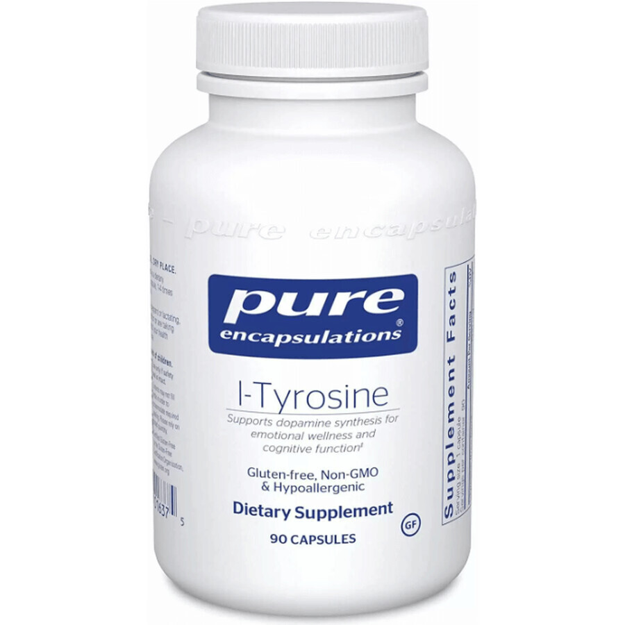 Дієтична добавка Pure Encapsulations L-Тирозин, 90 капсул: ціни та характеристики