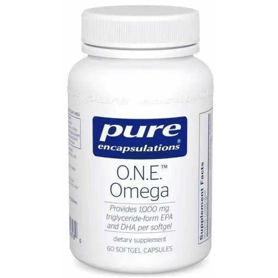 Дієтична добавка Pure Encapsulations Омега-3 жирні кислоти, 60 капсул: ціни та характеристики