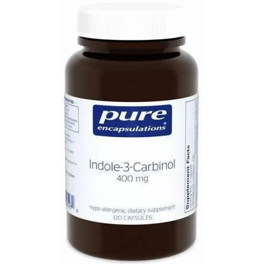 Диетическая добавка Pure Encapsulations Индол-3-карбинола, 400 мг, 120 капсул: цены и характеристики