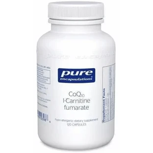 Дієтична добавка Pure Encapsulations Коензим Q10 L-карнітин фумарат, 120 капсул