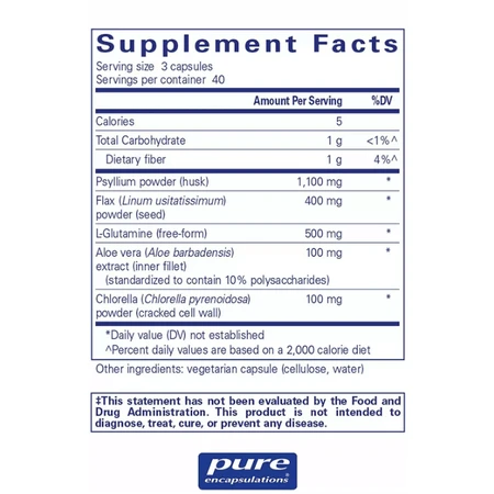 Дієтична добавка Pure Encapsulations Підтримка роботи, моторики і детоксикації ШКТ, 120 капсул: ціни та характеристики