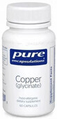 Диетическая добавка Pure Encapsulations Медь (глицинат), 60 капсул