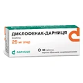 Диклофенак-Дарница табл. п/о кишечно-раств. 25 мг контурн. ячейк. уп. №30