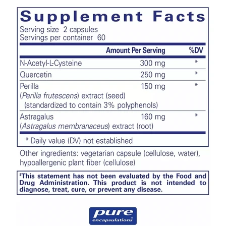Дієтична добавка Pure Encapsulations Модулятор Т-хелперів 2 (Th2), 120 капсул: ціни та характеристики